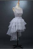 New Arrival Scoop Organza & Lace With Sash A Line