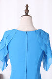 New Arrival Mother Of The Bride Dresses Scoop Short Sleeves Chiffon