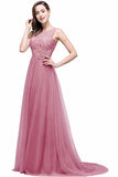 Lace Tulle Sleeveless Evening Dress Ball Gown Wedding Bridesmaid Backless Long