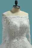 Marvelous Wedding Dresses Scoop Lace Up With Rhinestones Royal