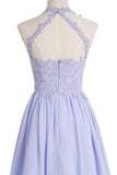 Chiffon Scoop With Beading Homecoming Dresses A Line Short/Mini Zipper