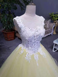 New Arrival Quinceanera Dresses A-Line Lace Up Cheap Price Scoop Neck With Beads And Appliques