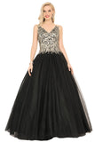 New Arrival Quinceanera Dresses V Neck Tulle With