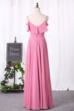 New Arrival Bridesmaid Dresses Spaghetti Straps A Line