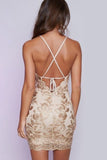 Spaghetti Straps Homecoming Dresses Chiffon With