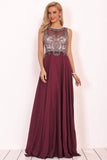 New Arrival Scoop Open Back Prom Dresses With