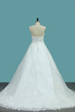 New Arrival Sweetheart Tulle With Applique A Line Wedding