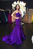 New Arrival Evening Dresses Mermaid Satin Sweep