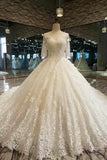 Marvelous Wedding Dresses A Line With Beading Royal LuxuryTrain Mid-Length