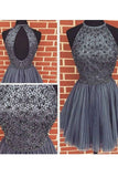 New Homecoming Dresses Scoop Short/Mini Tulle With