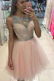 Shining Homecoming Dresses Bateau A-Line Tulle