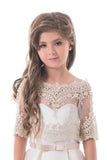 New Arrival Sweetheart Flower Girl Dresses A Line Satin With