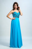 Prom Dresses A Line Sweetheart Floor Length Chiffon