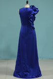 New Arrival Scoop Prom Dresses Sheath Satin