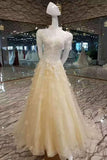 New Arrival Floral Prom Dresses Lace Up With Beads And Handmade