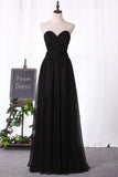 New Arrival Prom Dresses A Line Sweetheart Chiffon With Applique And