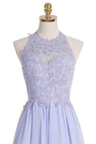 Chiffon Scoop With Beading Homecoming Dresses A Line Short/Mini Zipper