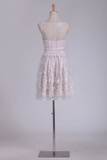 New Arrival Scoop A Line Homecoming Dresses Tulle Short/Mini #6112 (Color Just As Picture Show)