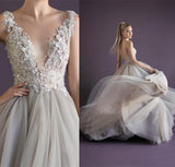 New Style Charming New Fashions Grey Tulle Evening Dress Elegant Prom Gowns for Spring Teens